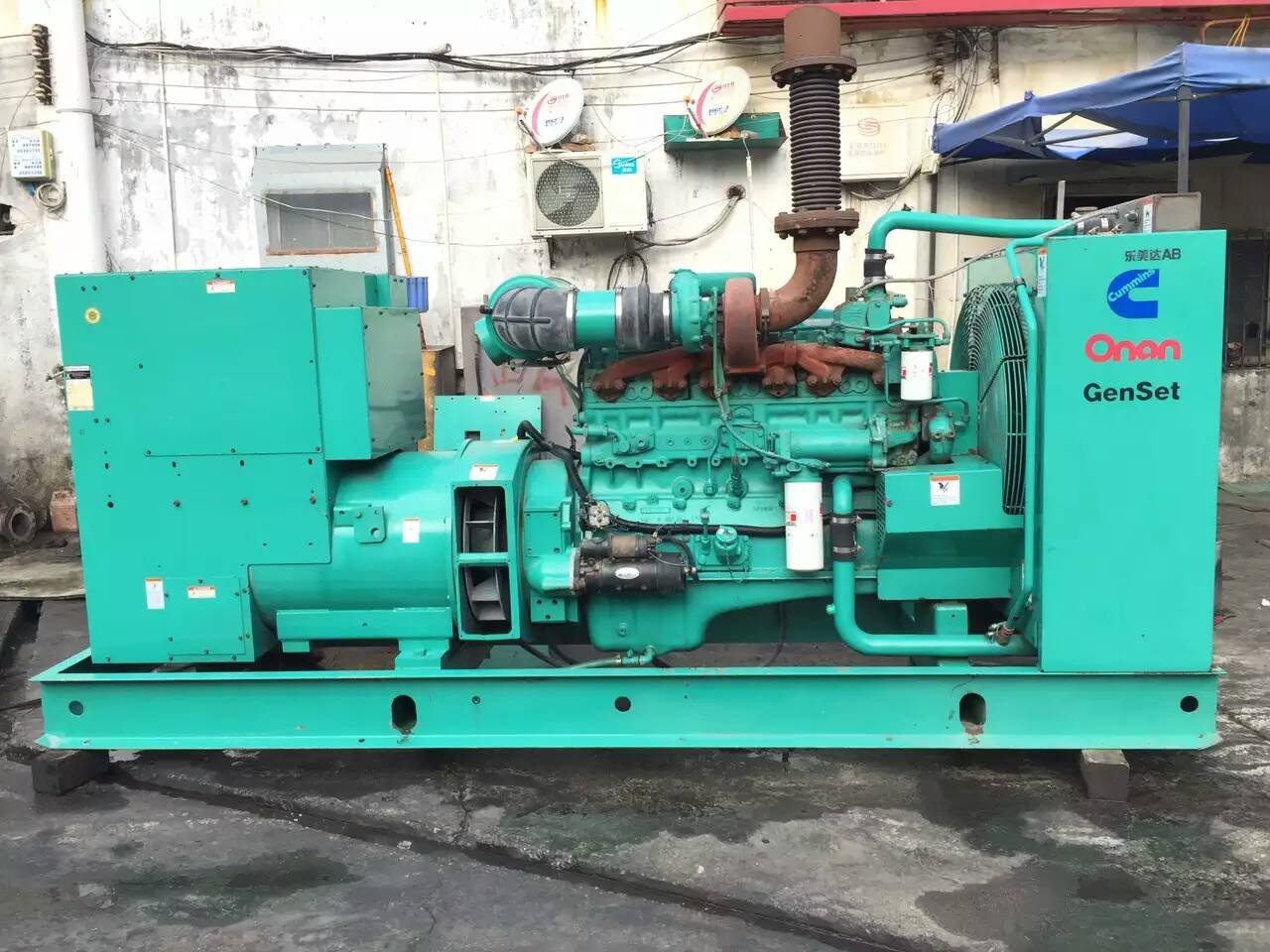 汉台租赁发电机-柴油发电机不正常冒烟的原因